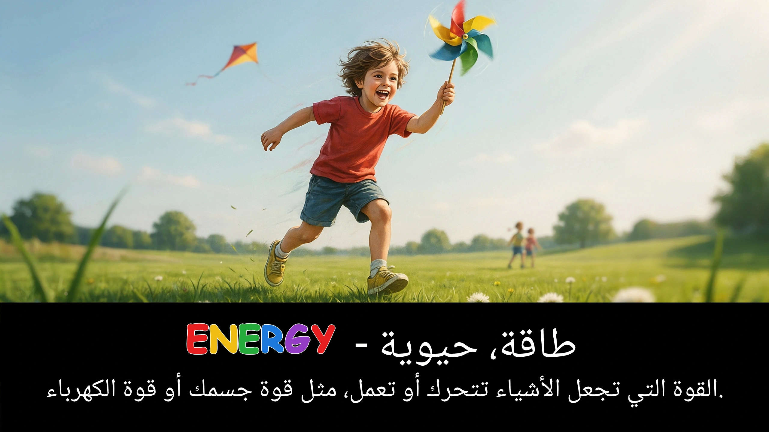 Arabic Illustration for energy
